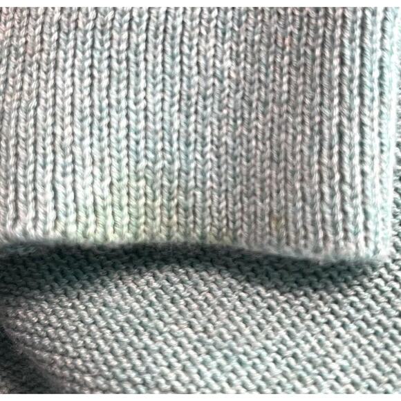 ZOZO Womens Cable Knit Pullover LS Sweater Modal Blend S Cottage Y2k Blue - Picture 7 of 8